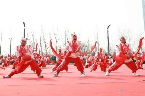 《龍騰盛世鬧紅火 幸福清徐歡樂年》2024年清徐縣元宵節(jié)民間社火展演活動